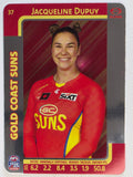 2025 AFLW TeamCoach | Silver Parallel #037 Jacqueline Dupuy | Gold Coast Suns