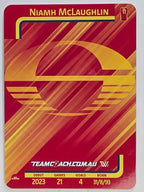 2025 AFLW TeamCoach | Silver Parallel #038 Niamh McLaughlin | Gold Coast Suns