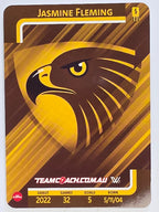 2025 AFLW TeamCoach | Silver Parallel #047 Jasmine Fleming | Hawthorn Hawks