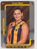 2025 AFLW TeamCoach | Silver Parallel #050 Eliza West | Hawthorn Hawks