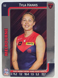 2025 AFLW TeamCoach | Silver Parallel #052 Tyla Hanks | Melbourne Demons