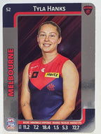 2025 AFLW TeamCoach | Silver Parallel #052 Tyla Hanks | Melbourne Demons