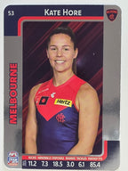 2025 AFLW TeamCoach | Silver Parallel #053 Kate Hore | Melbourne Demons
