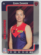 2025 AFLW TeamCoach | Silver Parallel #055 Eden Zanker | Melbourne Demons