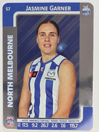 2025 AFLW TeamCoach | Silver Parallel #057 Jasmine Garner | North Melbourne Kangaroos