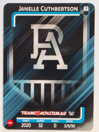2025 AFLW TeamCoach | Silver Parallel #061 Janelle Cuthbertson | Port Adelaide Power