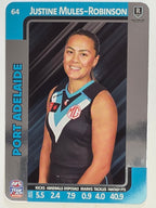 2025 AFLW TeamCoach | Silver Parallel #064 Justine Mules-Robinson | Port Adelaide Power