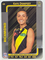 2025 AFLW TeamCoach | Silver Parallel #068 Kate Dempsey | Richmond Tigers