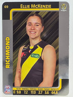 2025 AFLW TeamCoach | Silver Parallel #069 Ellie McKenzie | Richmond Tigers