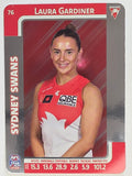2025 AFLW TeamCoach | Silver Parallel #076 Laura Gardiner | Sydney Swans