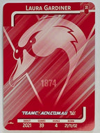 2025 AFLW TeamCoach | Silver Parallel #076 Laura Gardiner | Sydney Swans