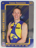 2025 AFLW TeamCoach | Silver Parallel #084 Emma Swanson | West Coast Eagles