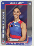 2025 AFLW TeamCoach | Silver Parallel #086 Deanna Berry | Western Bulldogs