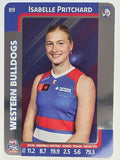 2025 AFLW TeamCoach | Silver Parallel #089 Isabelle Pritchard | Western Bulldogs
