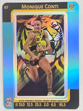 2025 AFLW TeamCoach | Blue Parallel #067 Monique Conti | Richmond Tigers