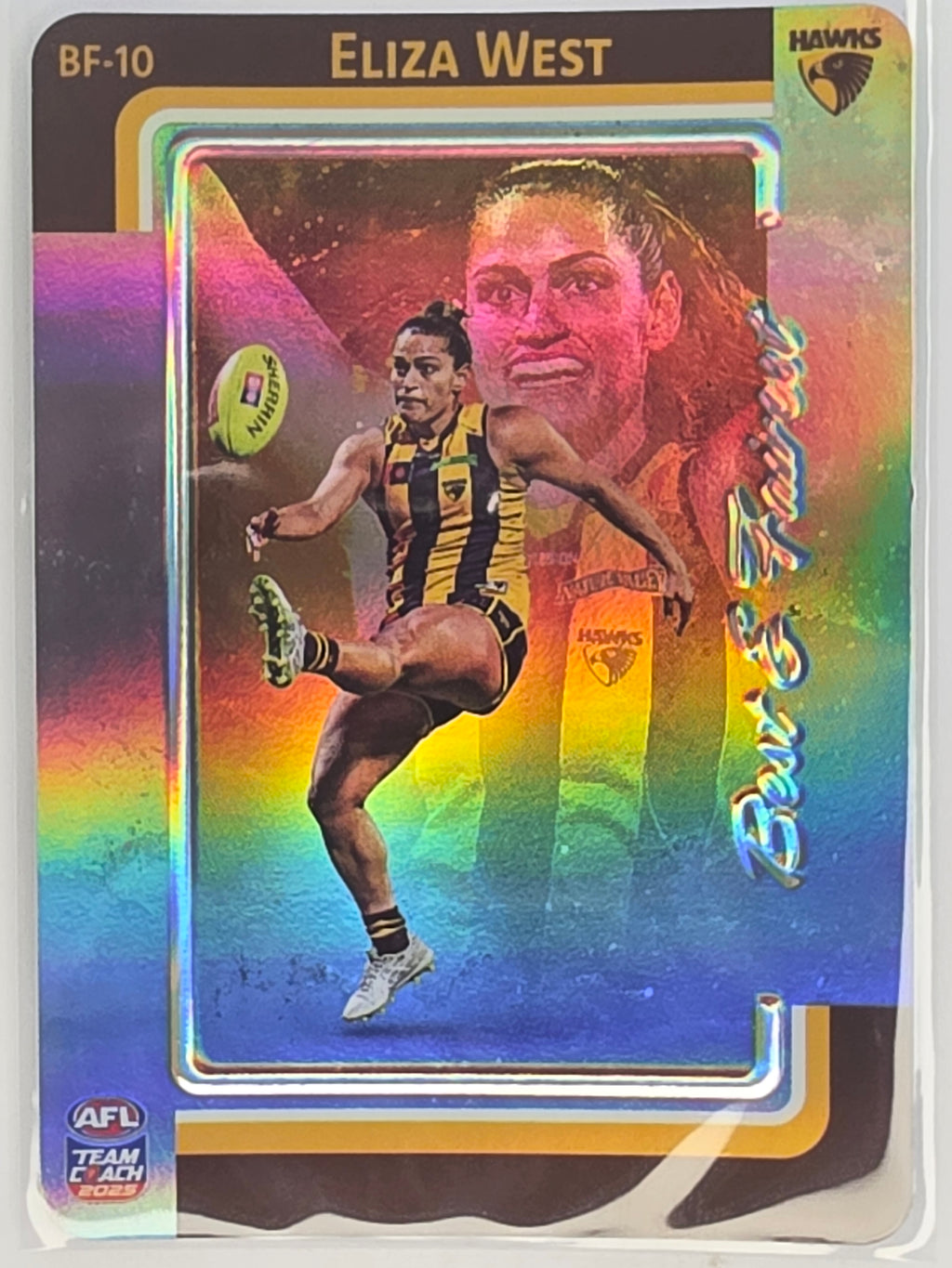 2025 AFLW TeamCoach | Best & Fairest #BF-10 Eliza West | Hawthorn Hawks