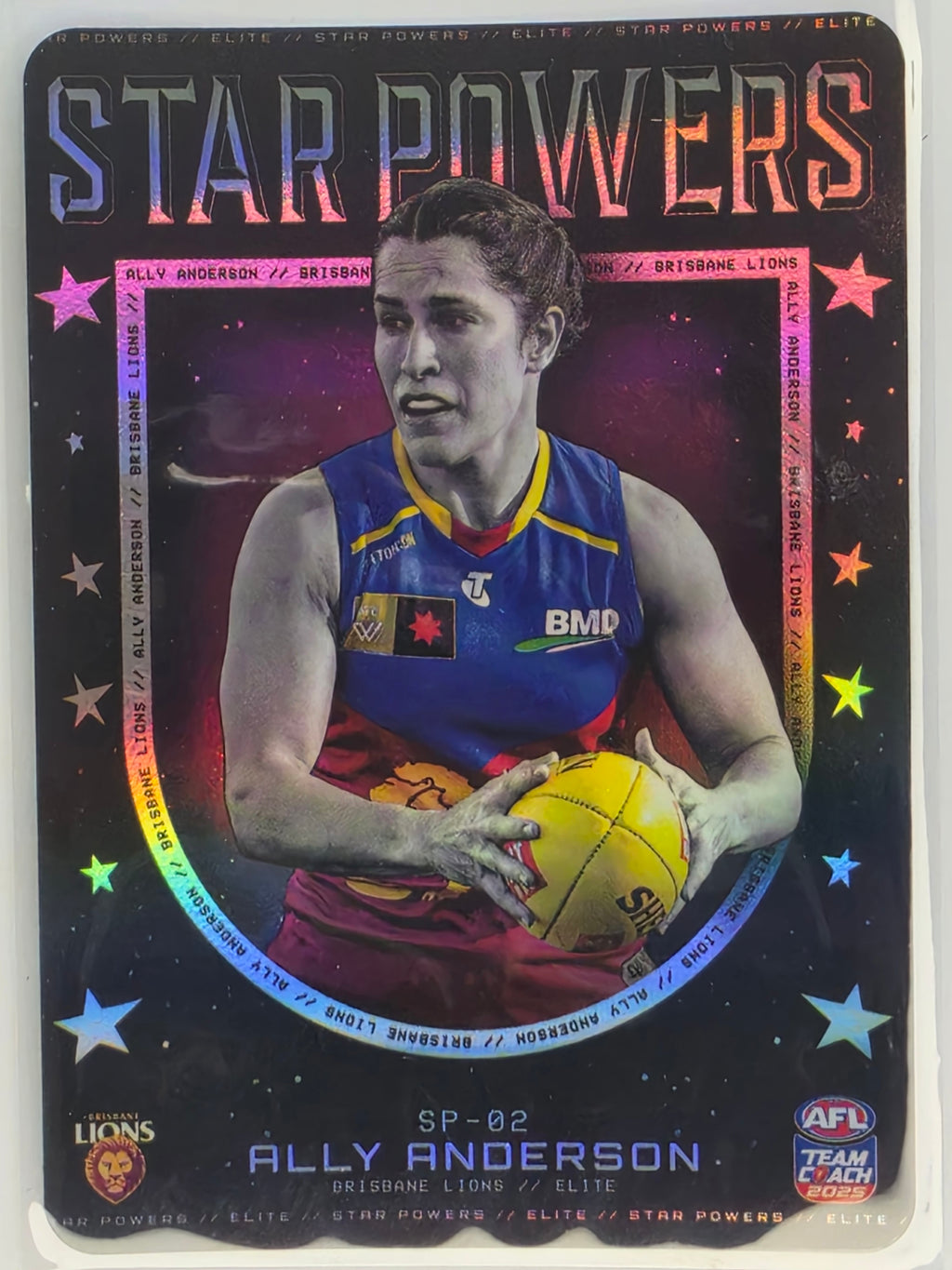 2025 AFLW TeamCoach | Star Powers #SP-02 Ally Anderson | Brisbane Lions