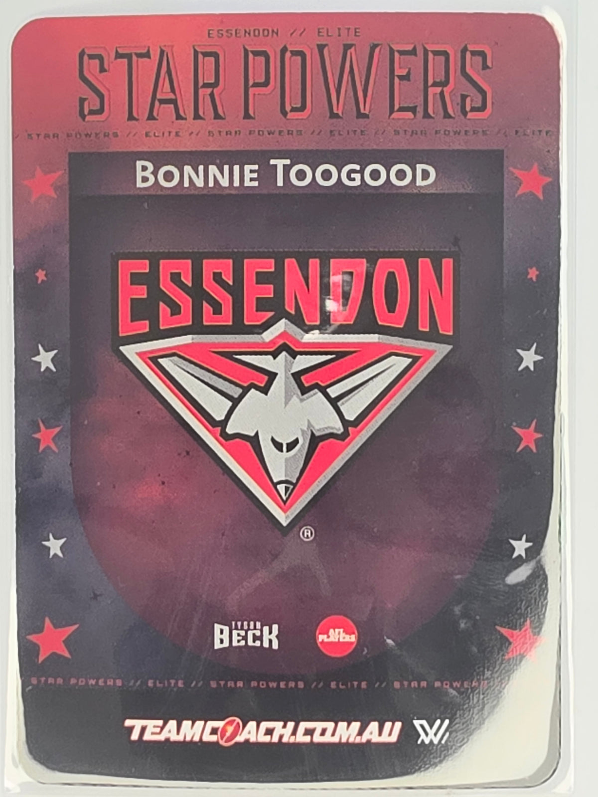 2025 AFLW TeamCoach | Star Powers GOLD #SP-05 Bonnie Toogood | Essendon Bombers