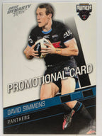 NRL 2012 Dynasty Promotional Card Base #133 David Simmons Penrith Panthers