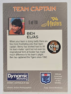 NRL 1994 Masters | #005 Ben Elias | Balmain Tigers