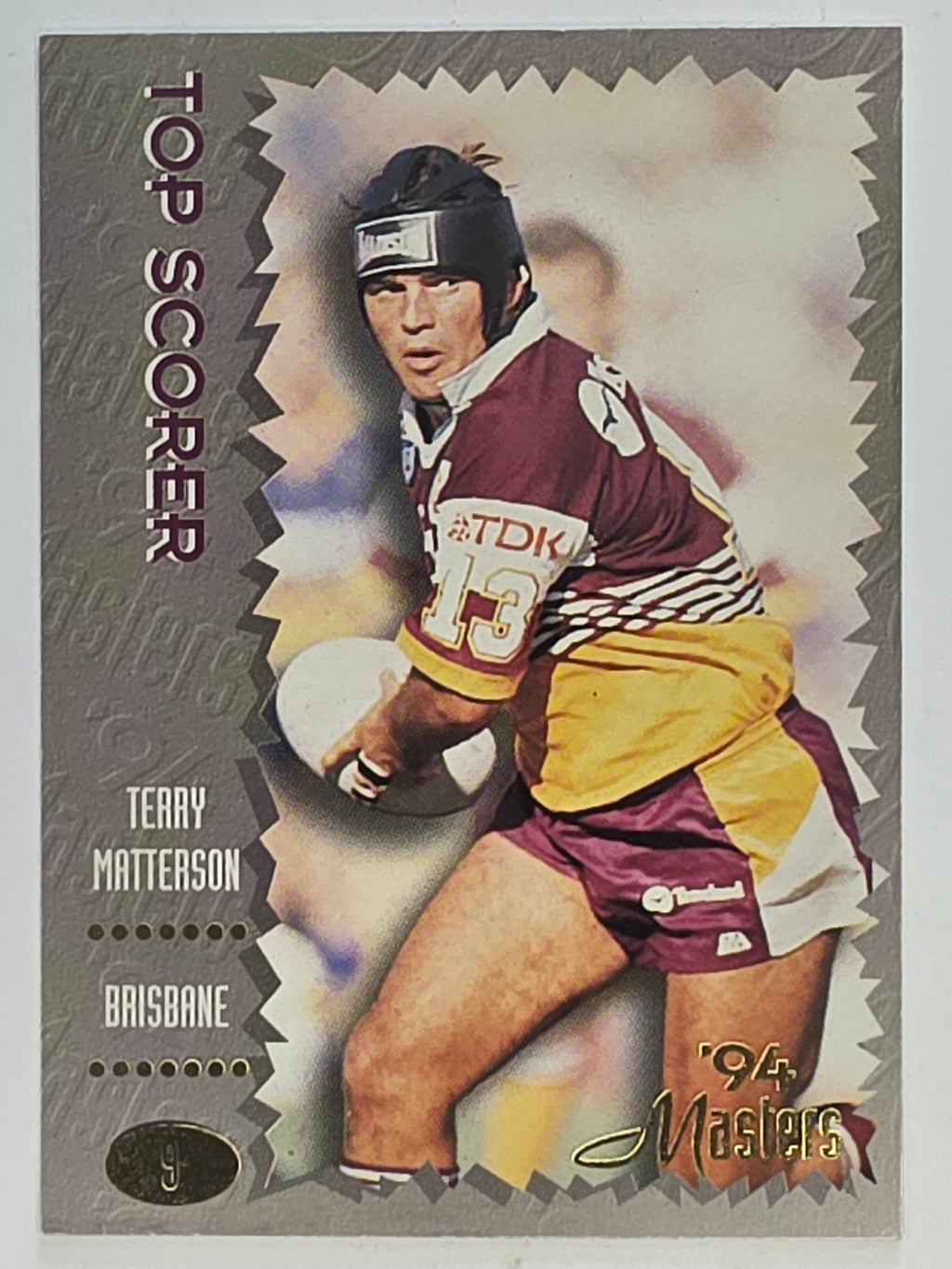 NRL 1994 Masters | #009 Terry Matterson | Brisbane Broncos