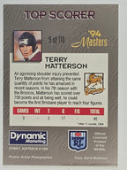 NRL 1994 Masters | #009 Terry Matterson | Brisbane Broncos