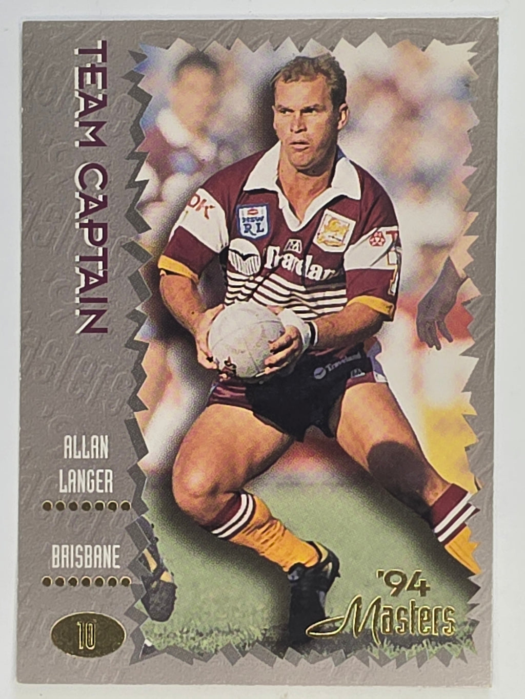 NRL 1994 Masters | #010 Allan Langer | Brisbane Broncos