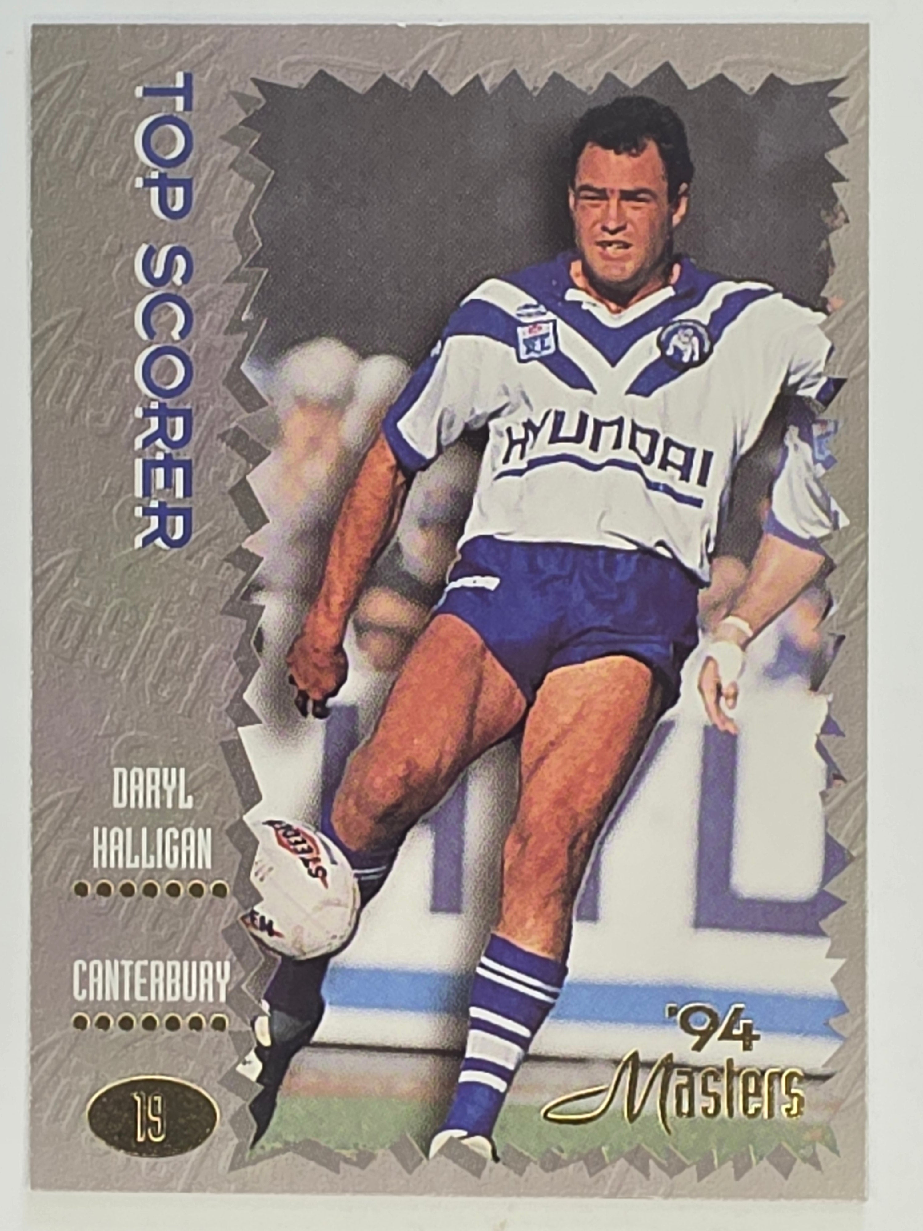 NRL 1994 Masters | #019 Daryl Halligan | Canterbury-Bankstown Bulldogs