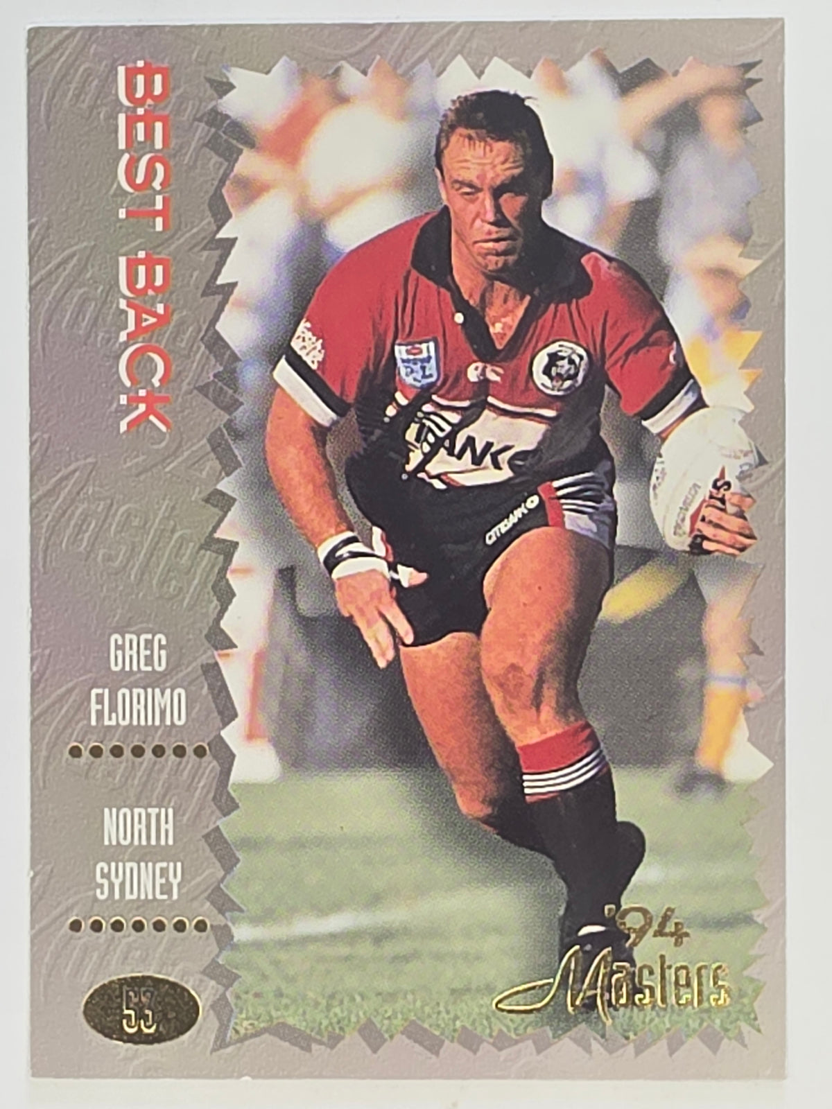 NRL 1994 Masters | #053 Greg Florimo | North Sydney Bears