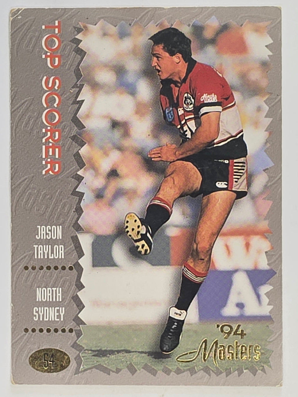 NRL 1994 Masters | #054 Jason Taylor | North Sydney Bears