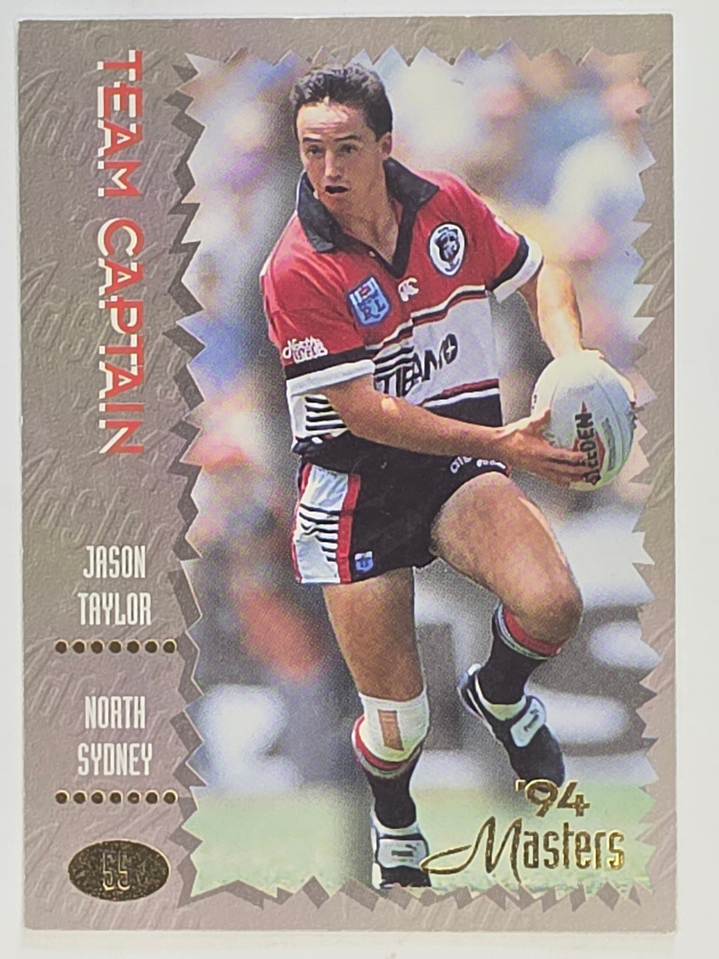 NRL 1994 Masters | #055 Jason Taylor | North Sydney Bears