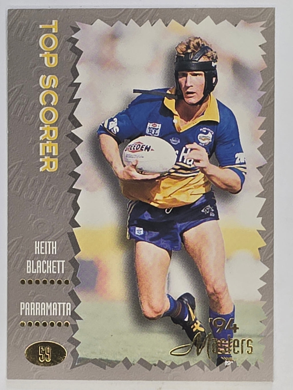 NRL 1994 Masters | #058 Keith Blackett | Parramatta Eels