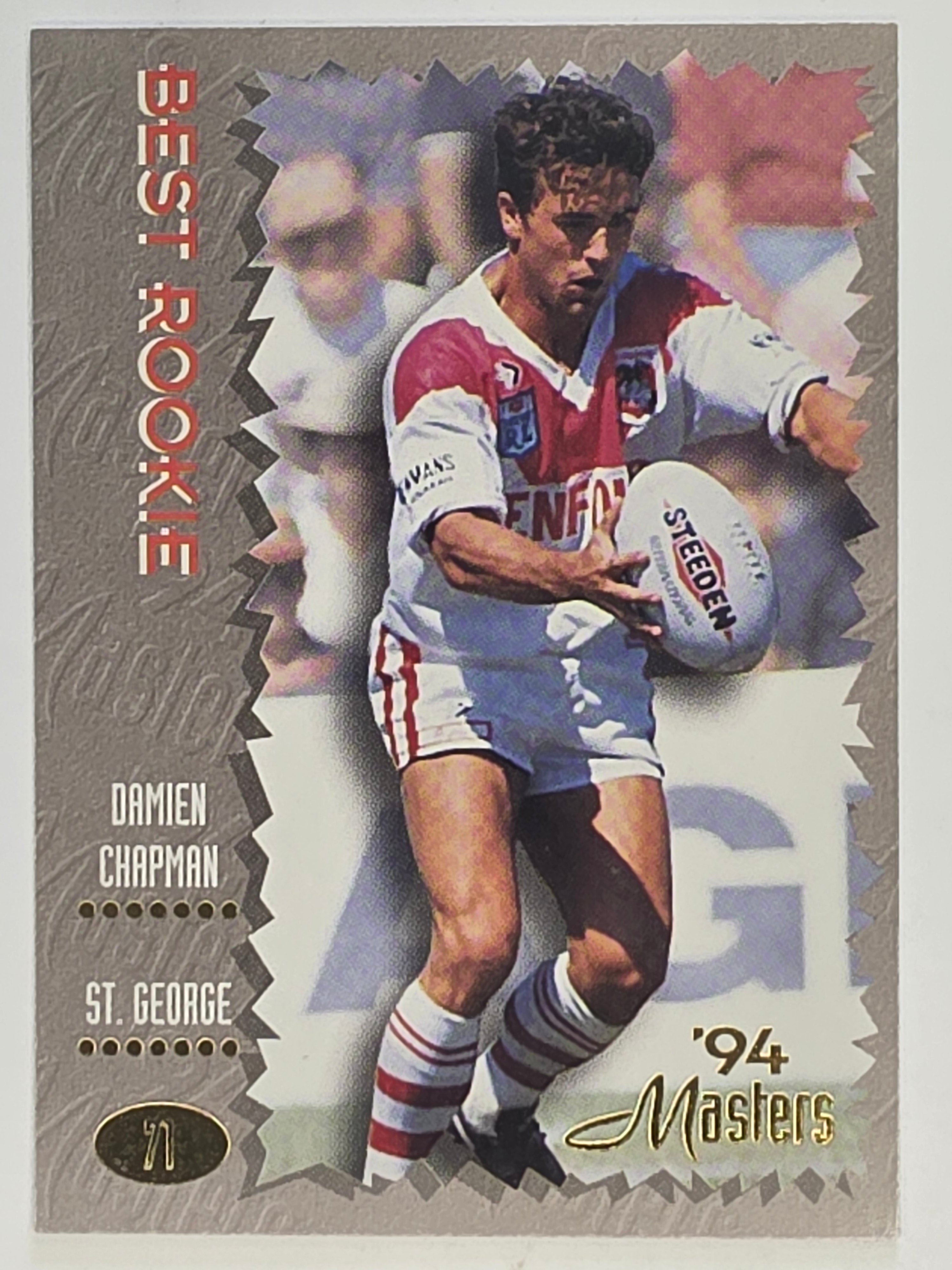 NRL 1994 Masters | #071 Damien Chapman | St George Dragons