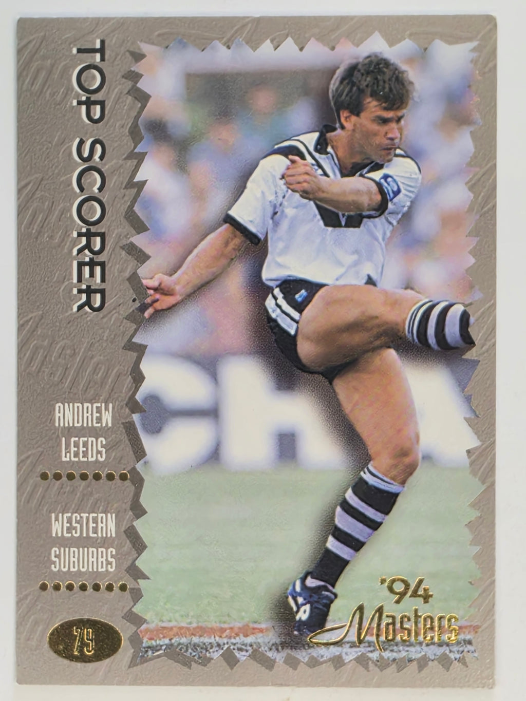 NRL 1994 Masters | #079 Andrew Leeds | Western Suburbs Magpies