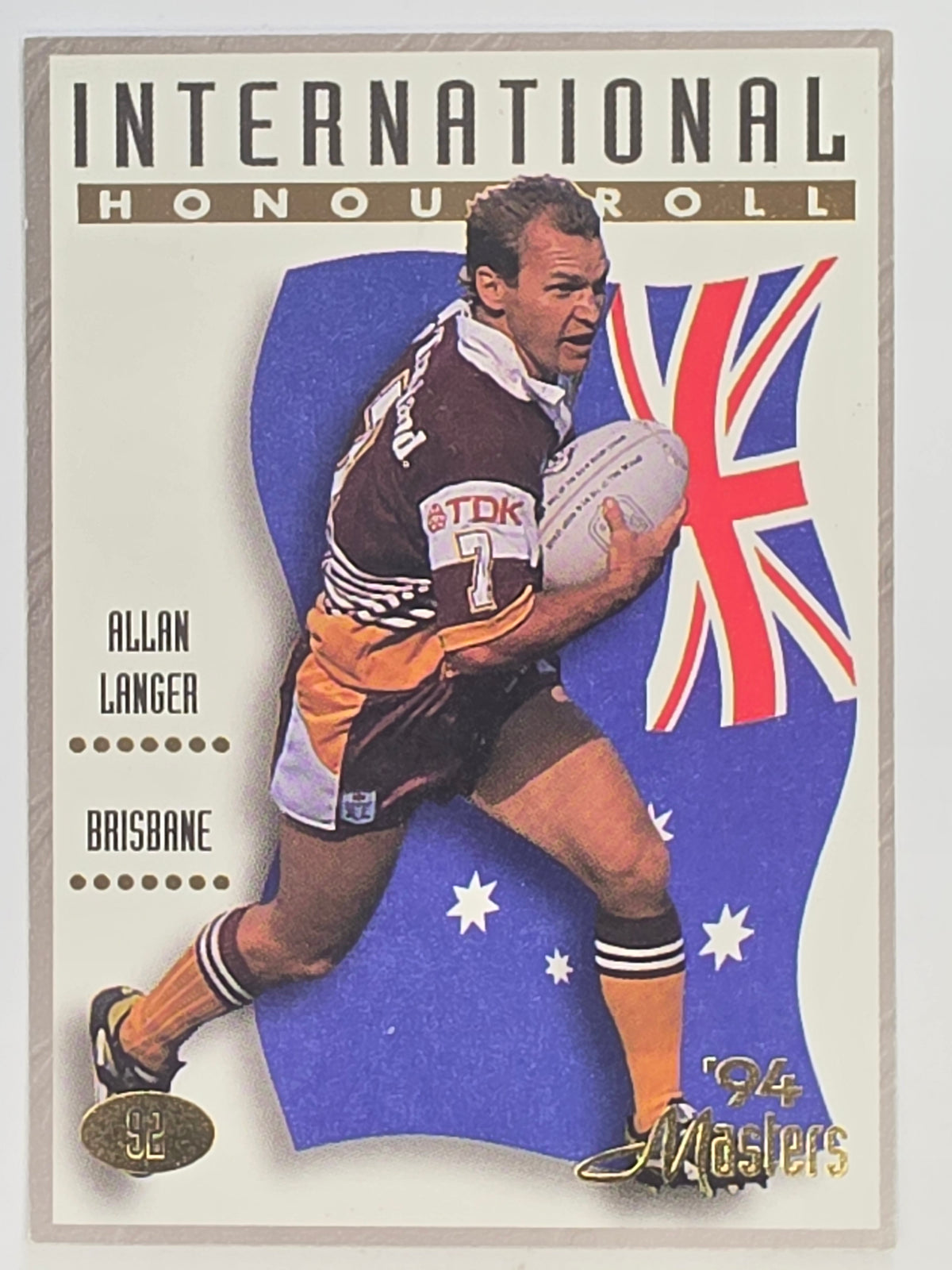 NRL 1994 Masters | #092 Allan Langer | International Honour Roll