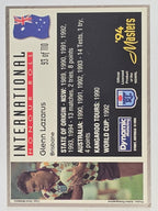 NRL 1994 Masters | #093 Glenn Lazarus | International Honour Roll