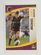 NRL 2008 Daily Telegraph | #003 | Michael Ennis | Brisbane Broncos
