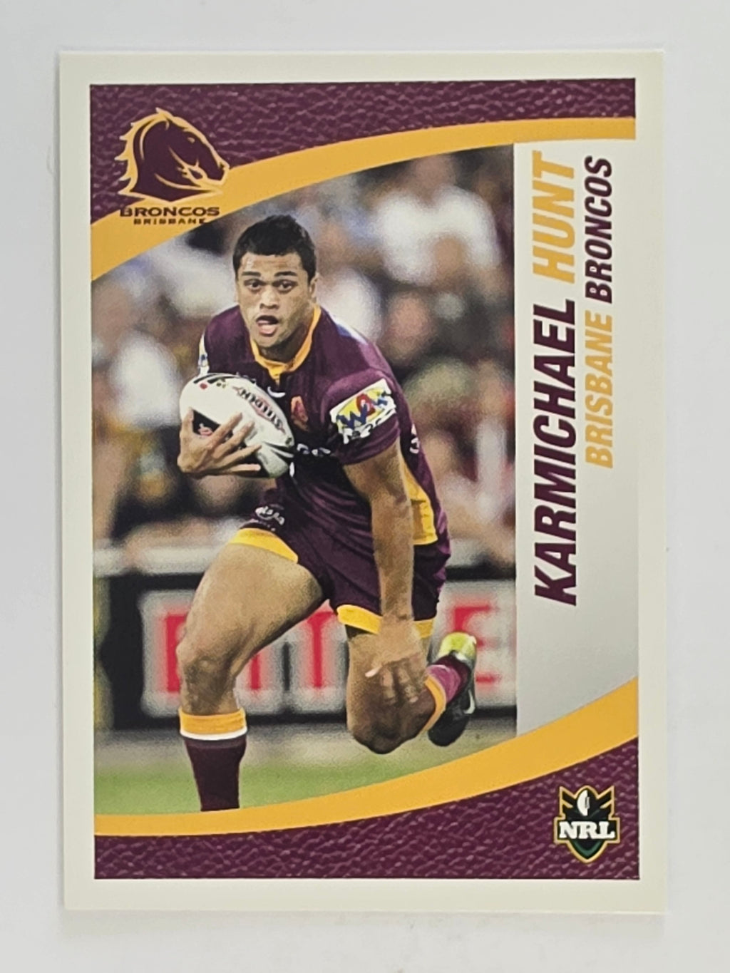 NRL 2008 Daily Telegraph | #005 | Karmichael Hunt | Brisbane Broncos