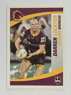 NRL 2008 Daily Telegraph | #006 | Darren Lockyer | Brisbane Broncos