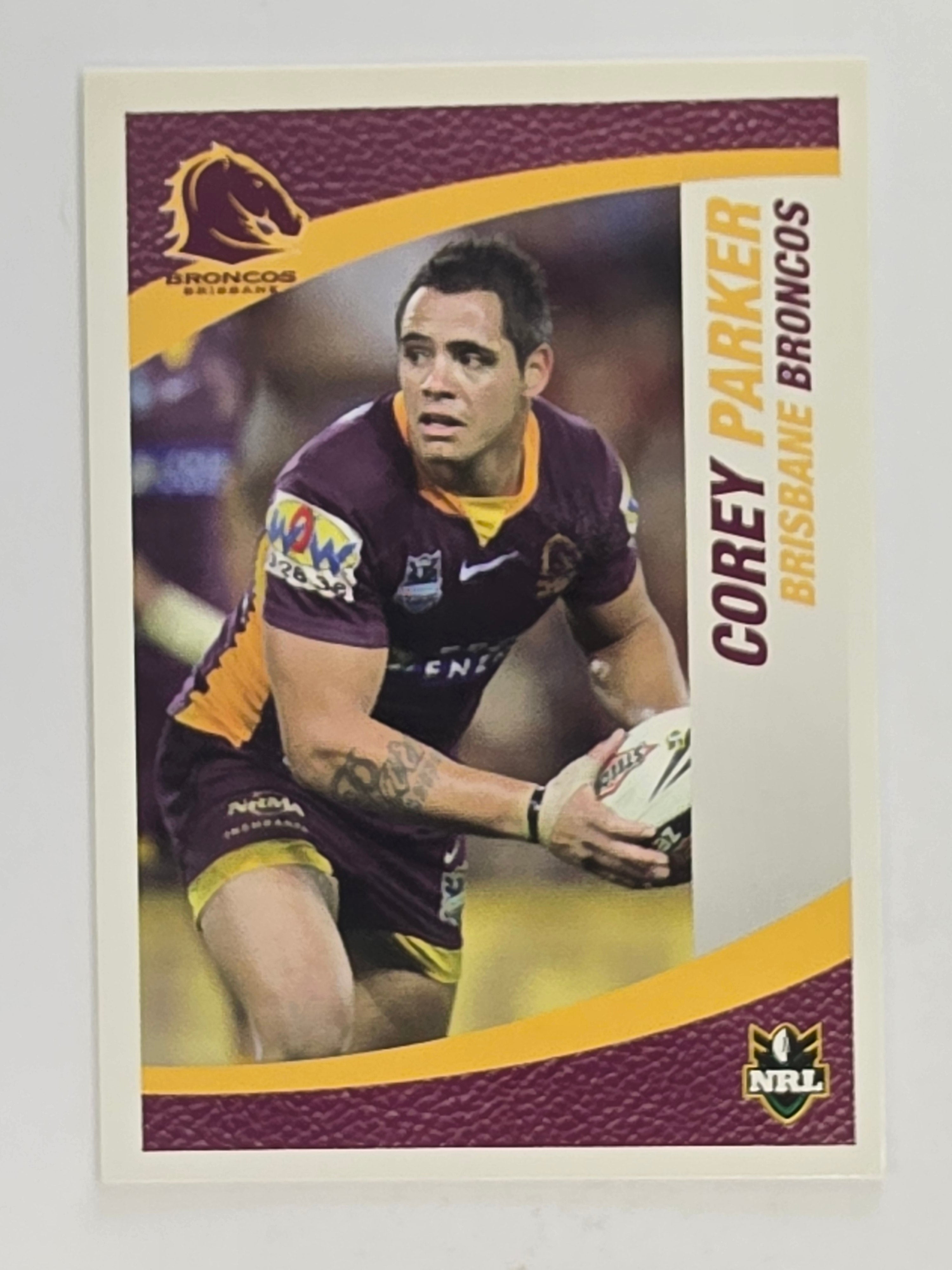 NRL 2008 Daily Telegraph | #007 | Corey Parker | Brisbane Broncos