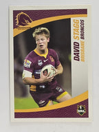 NRL 2008 Daily Telegraph | #008 | David Stagg | Brisbane Broncos