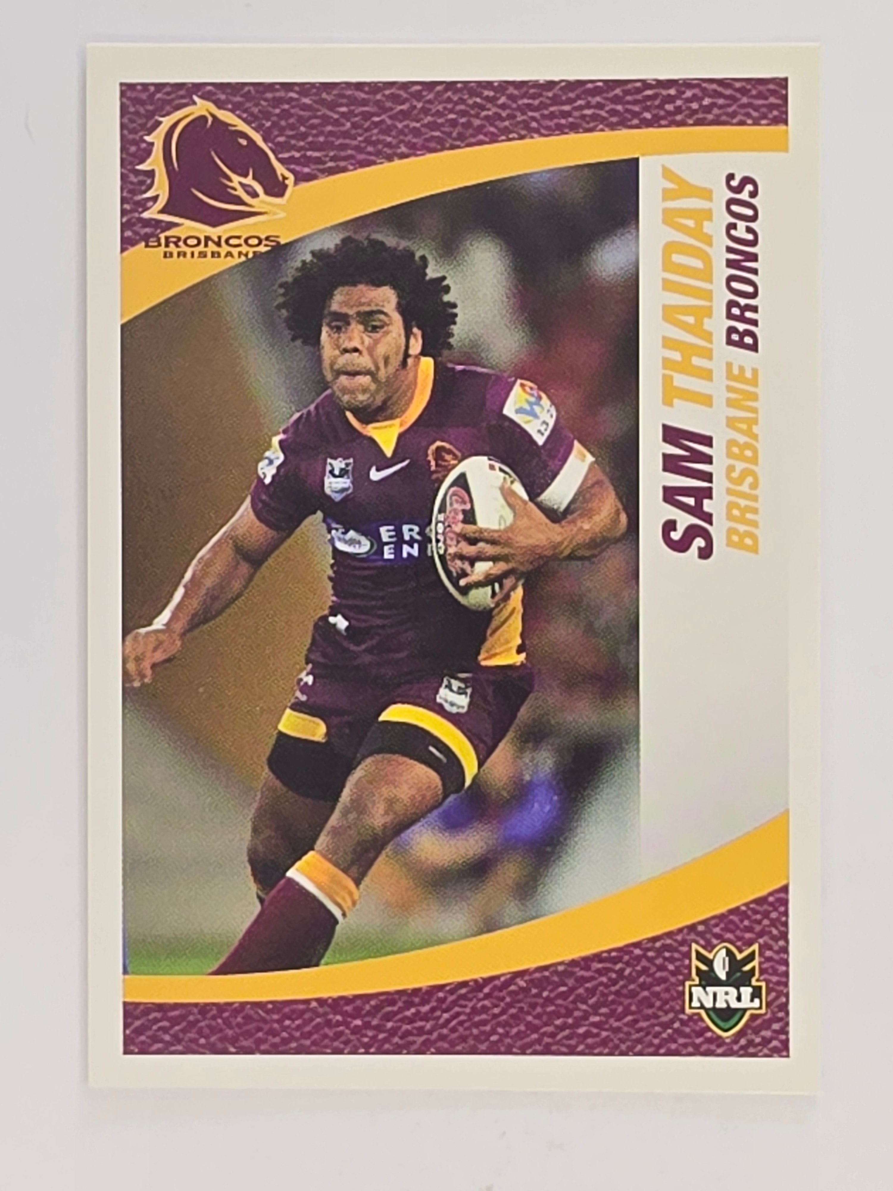NRL 2008 Daily Telegraph | #010 | Sam Thaiday | Brisbane Broncos