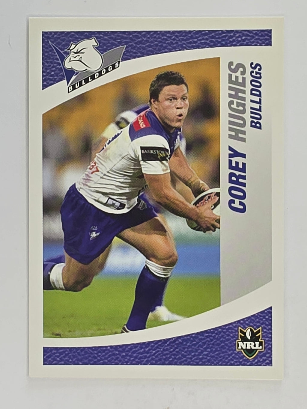 NRL 2008 Daily Telegraph | #015 | Corey Hughes | Canterbury Bankstown Bulldogs