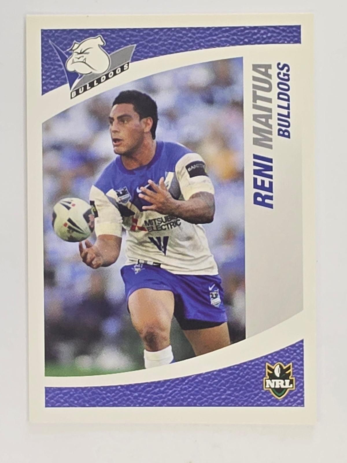 NRL 2008 Daily Telegraph | #016 | Reni Maitua | Canterbury Bankstown Bulldogs