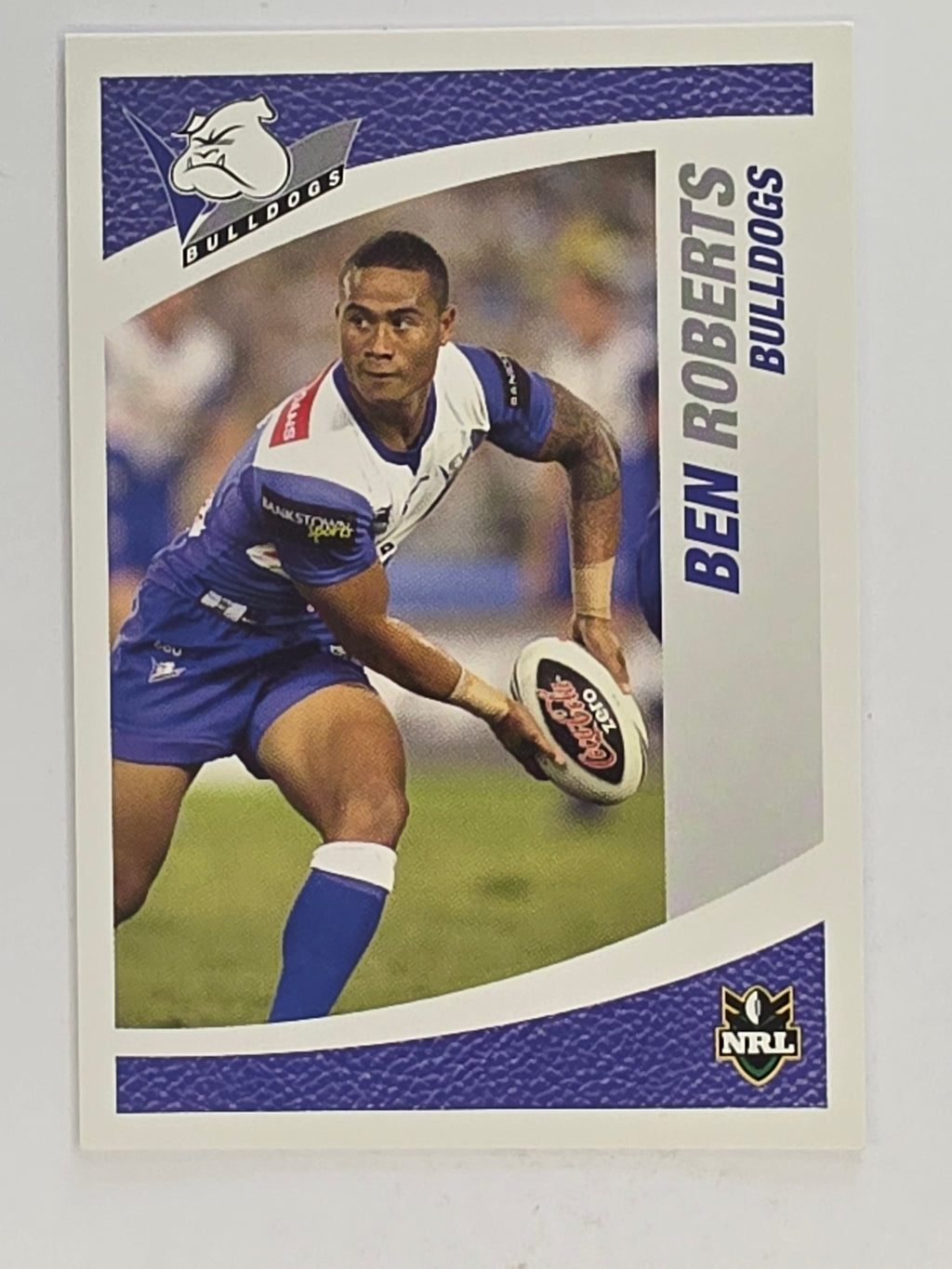 NRL 2008 Daily Telegraph | #018 | Ben Roberts | Canterbury Bankstown Bulldogs