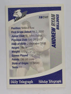 NRL 2008 Daily Telegraph | #019 | Andrew Ryan | Canterbury Bankstown Bulldogs