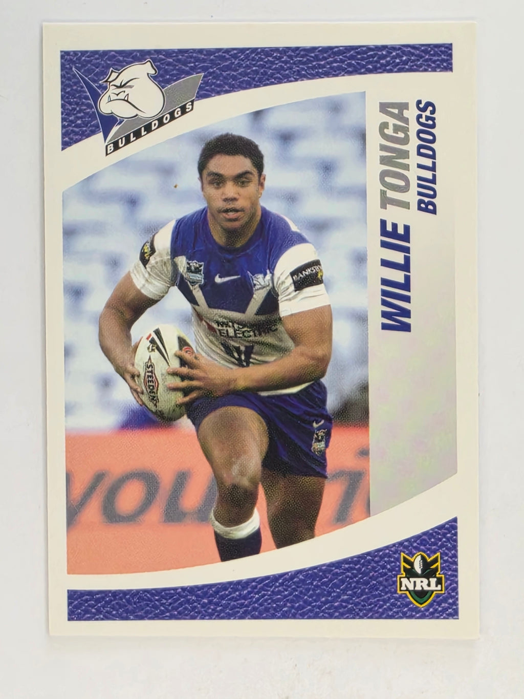 NRL 2008 Daily Telegraph | #021 | Willie Tonga | Canterbury Bankstown Bulldogs