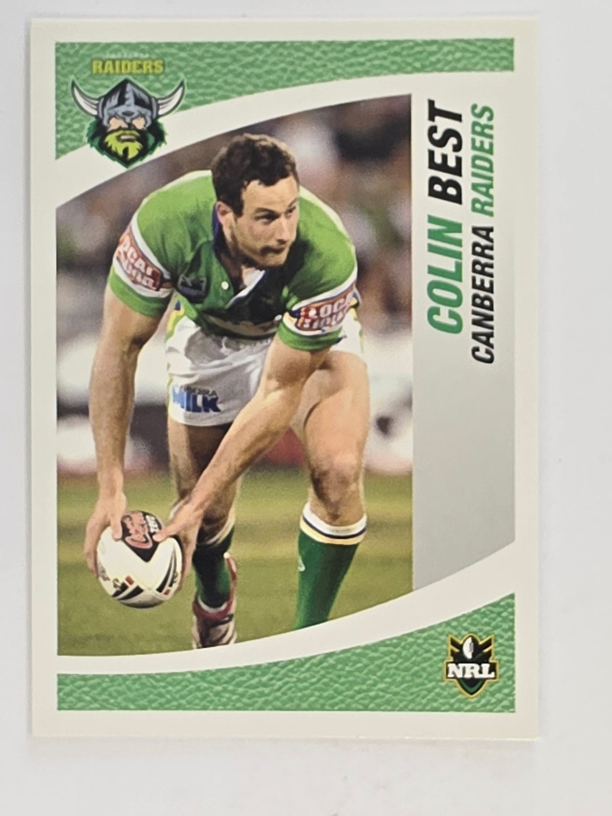 NRL 2008 Daily Telegraph | #025 | Colin Best | Canberra Raiders