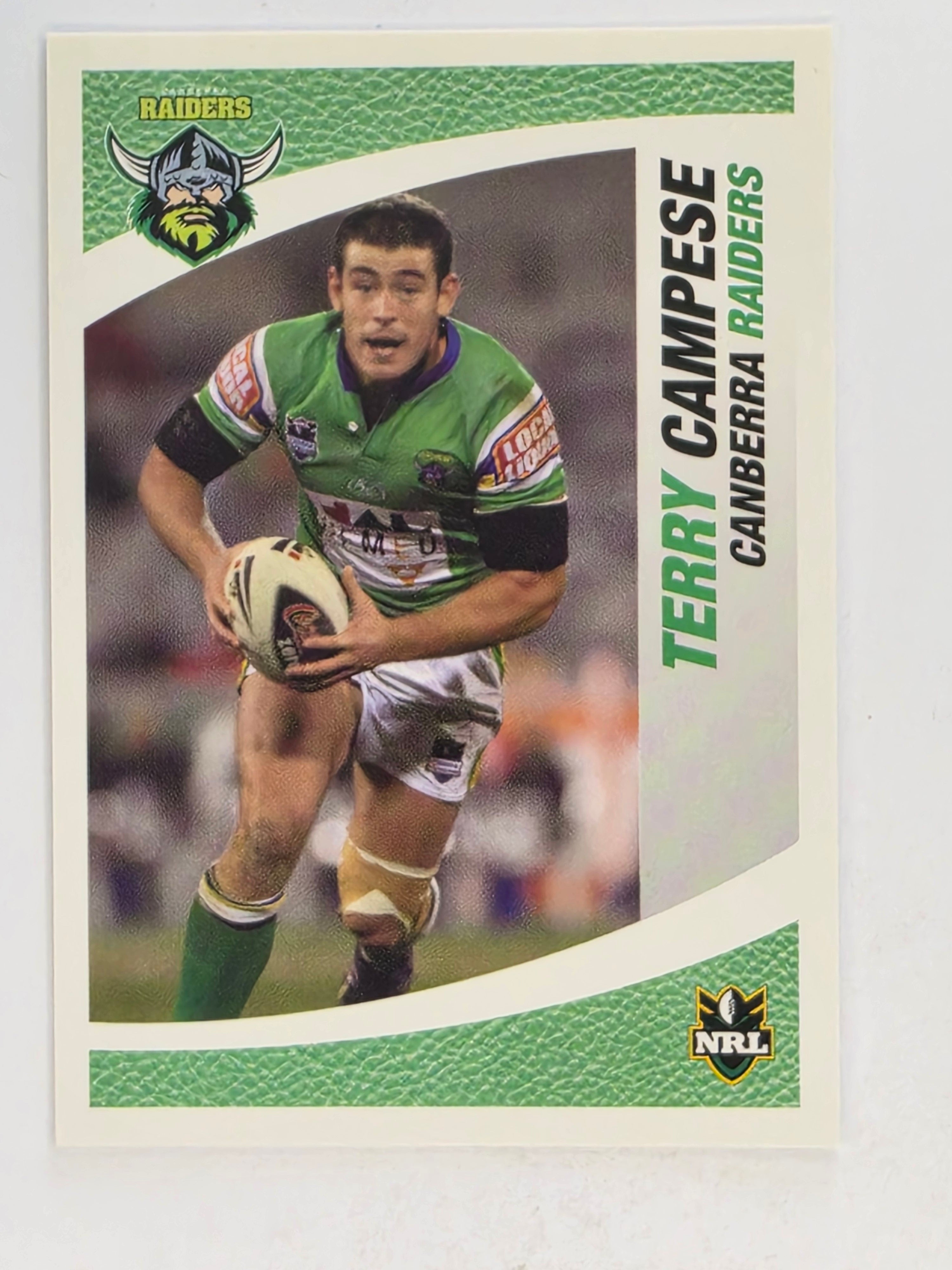 NRL 2008 Daily Telegraph | #026 | Terry Campese | Canberra Raiders