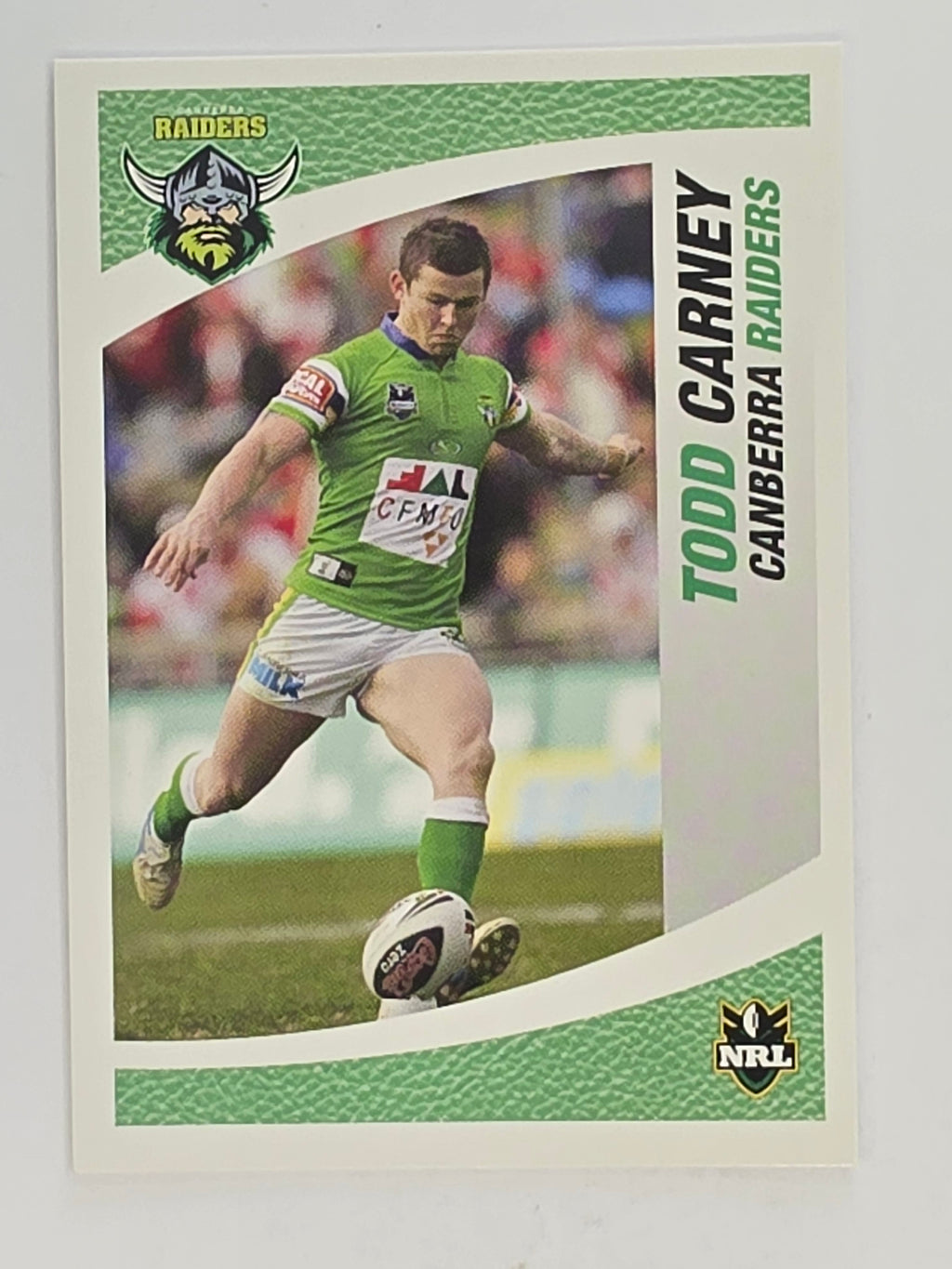 NRL 2008 Daily Telegraph | #027 | Todd Carney | Canberra Raiders